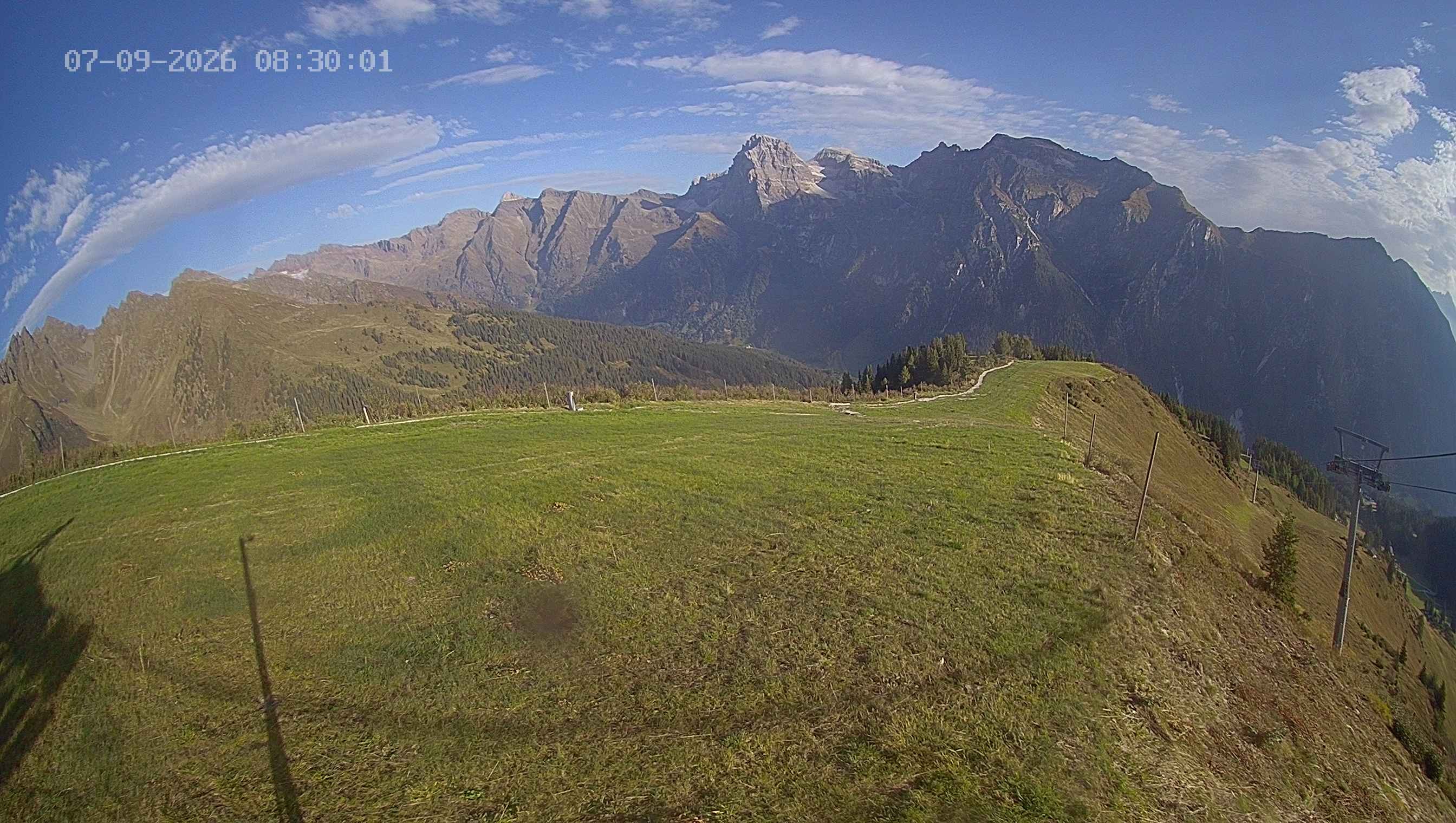 Archived image Webcam Ladurns - Wastenegg Top Station