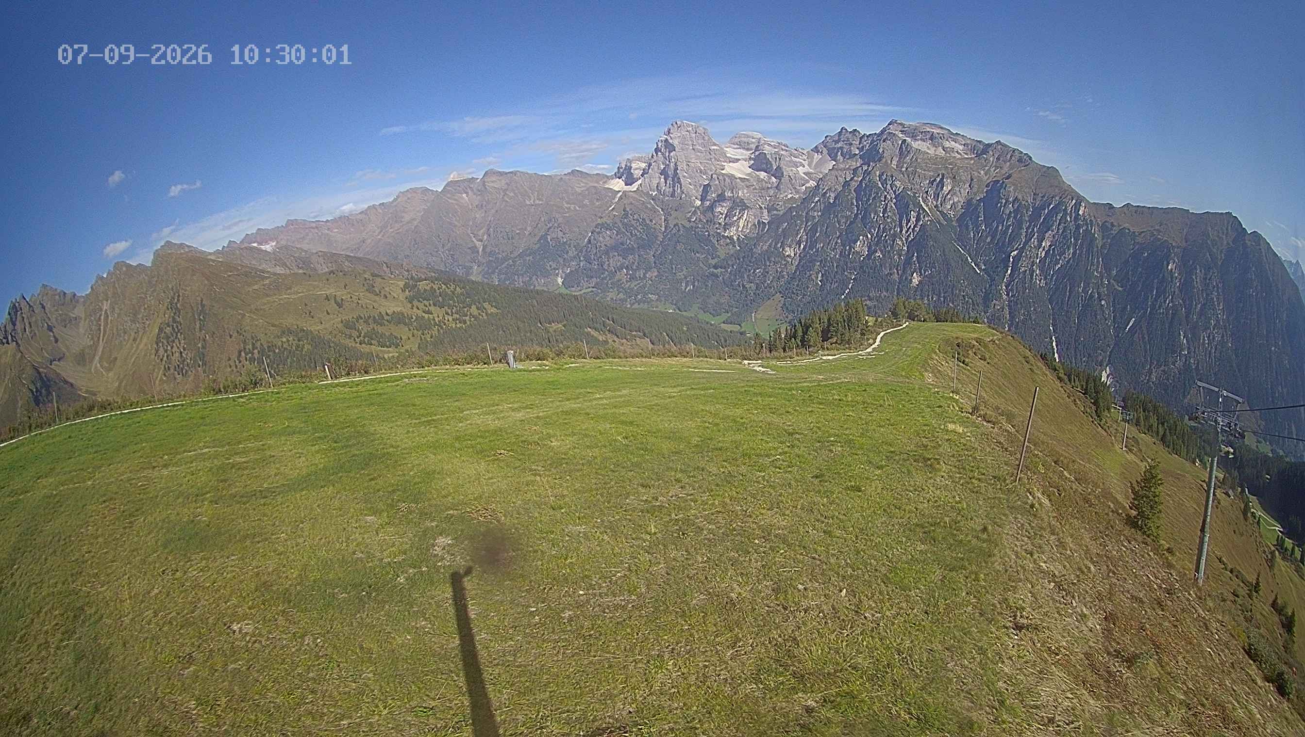 Archived image Webcam Ladurns - Wastenegg Top Station
