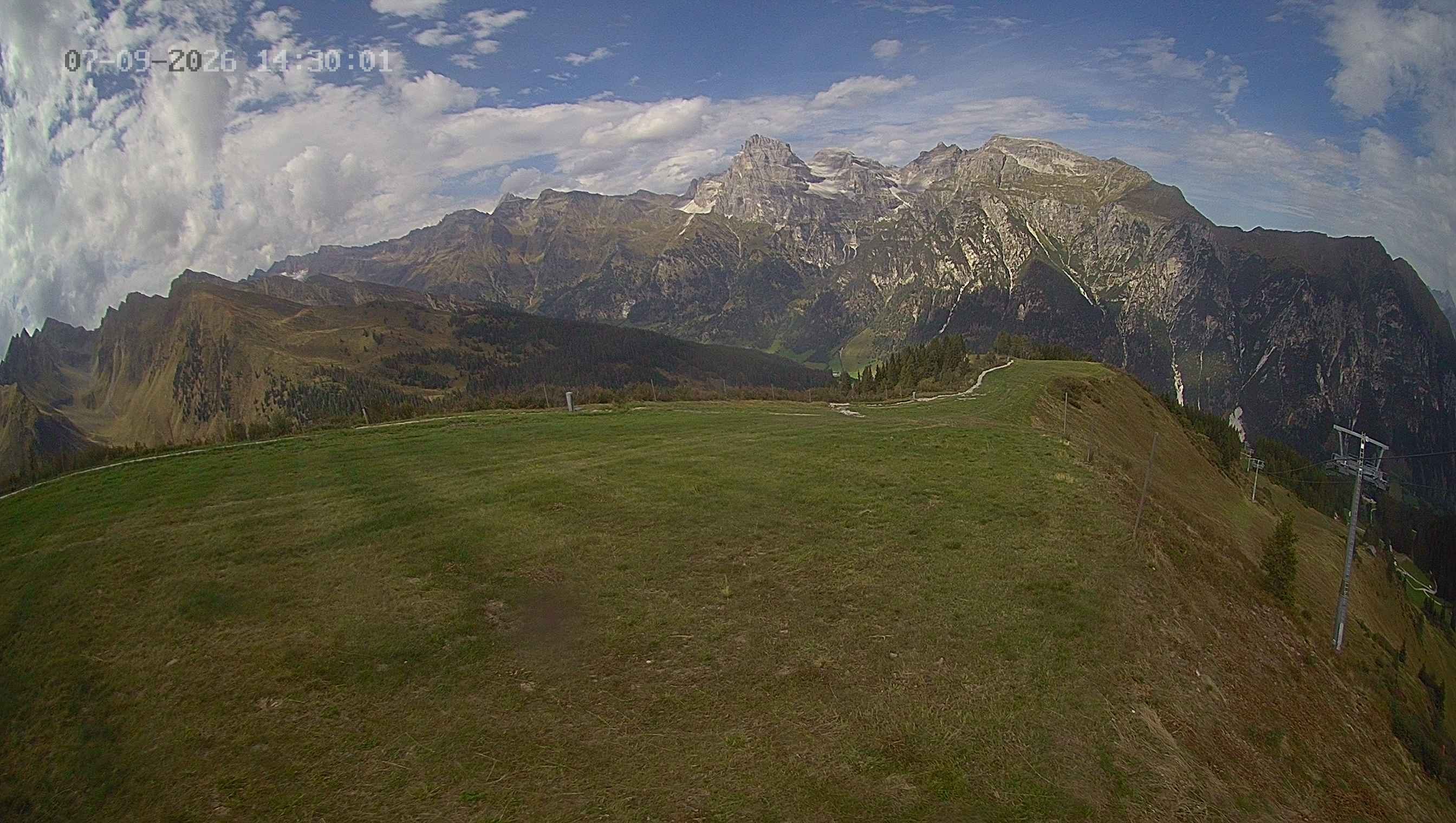 Archived image Webcam Ladurns - Wastenegg Top Station
