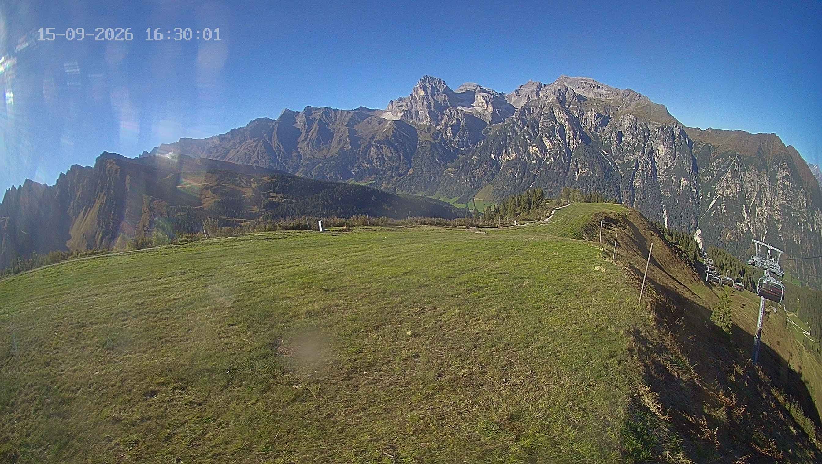 Archived image Webcam Ladurns - Wastenegg Top Station