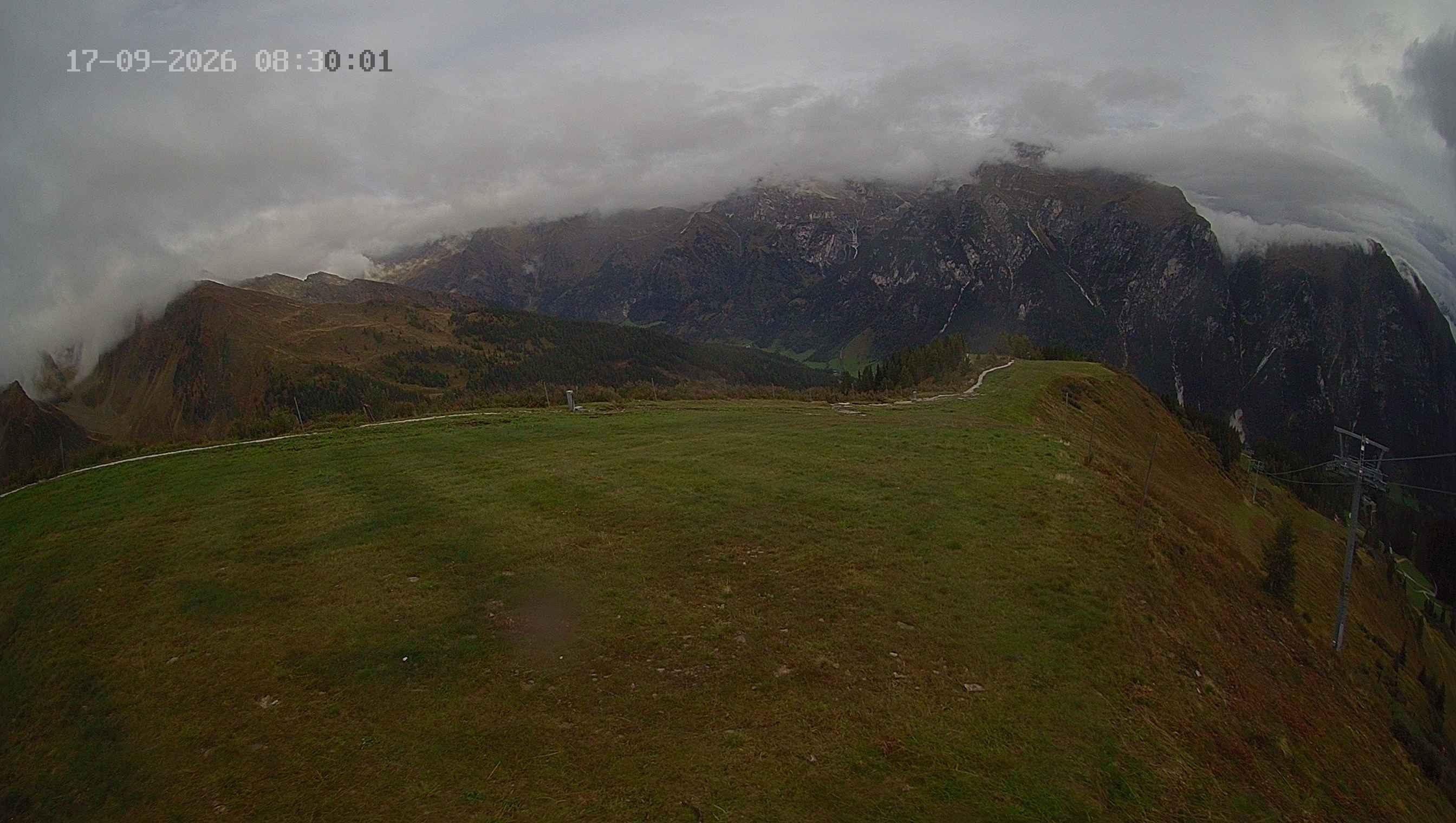 Archived image Webcam Ladurns - Wastenegg Top Station