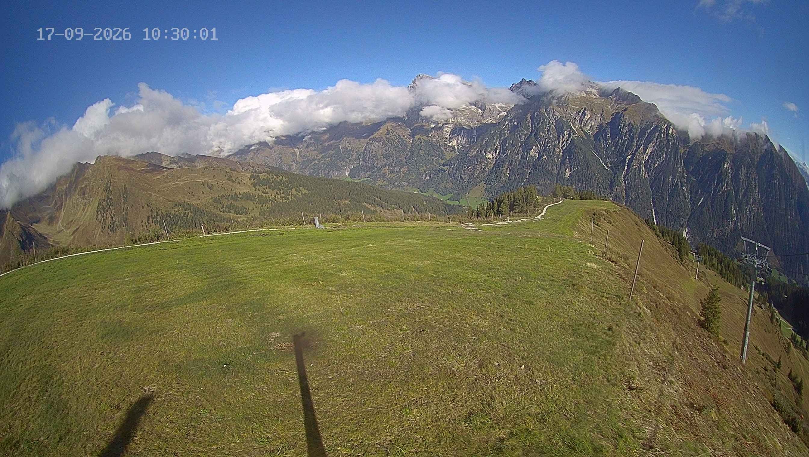 Archived image Webcam Ladurns - Wastenegg Top Station