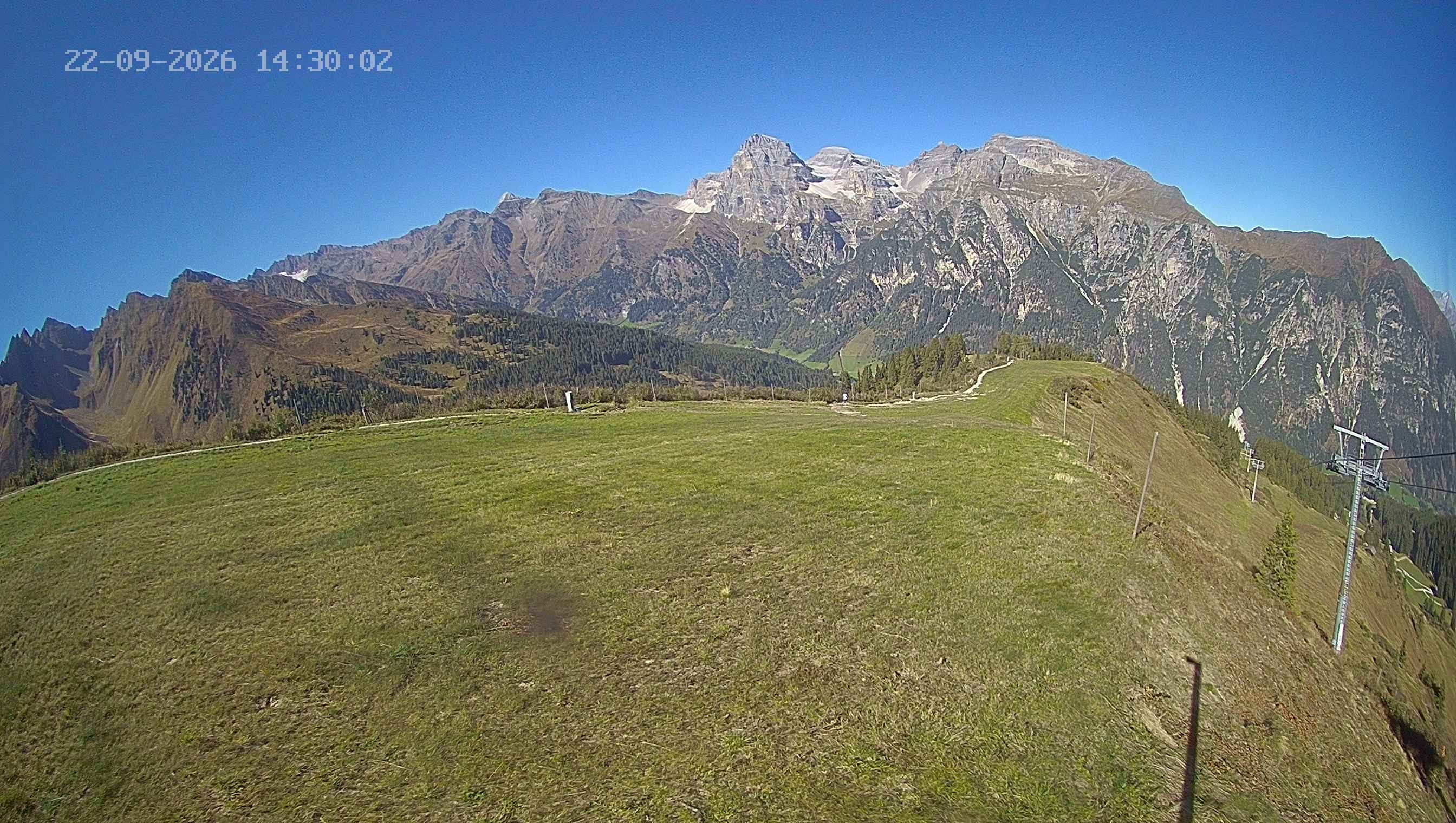 Archived image Webcam Ladurns - Wastenegg Top Station