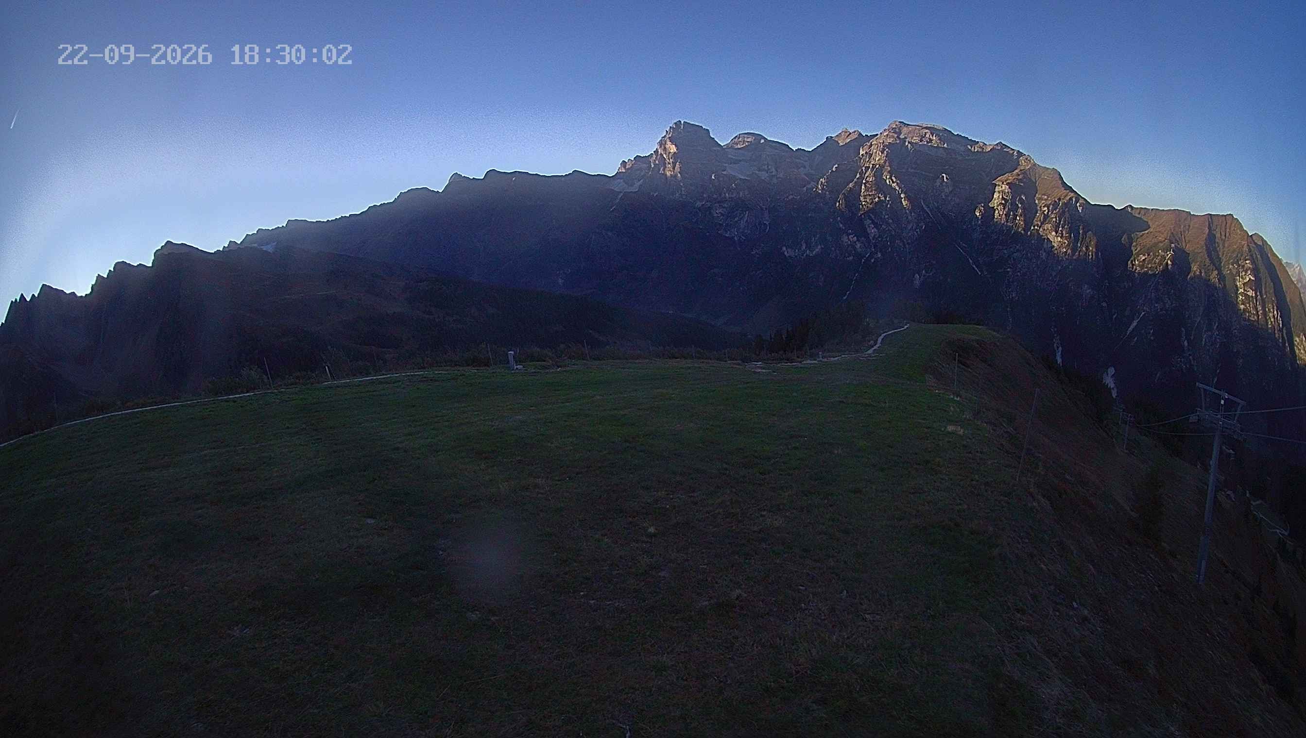 Archived image Webcam Ladurns - Wastenegg Top Station