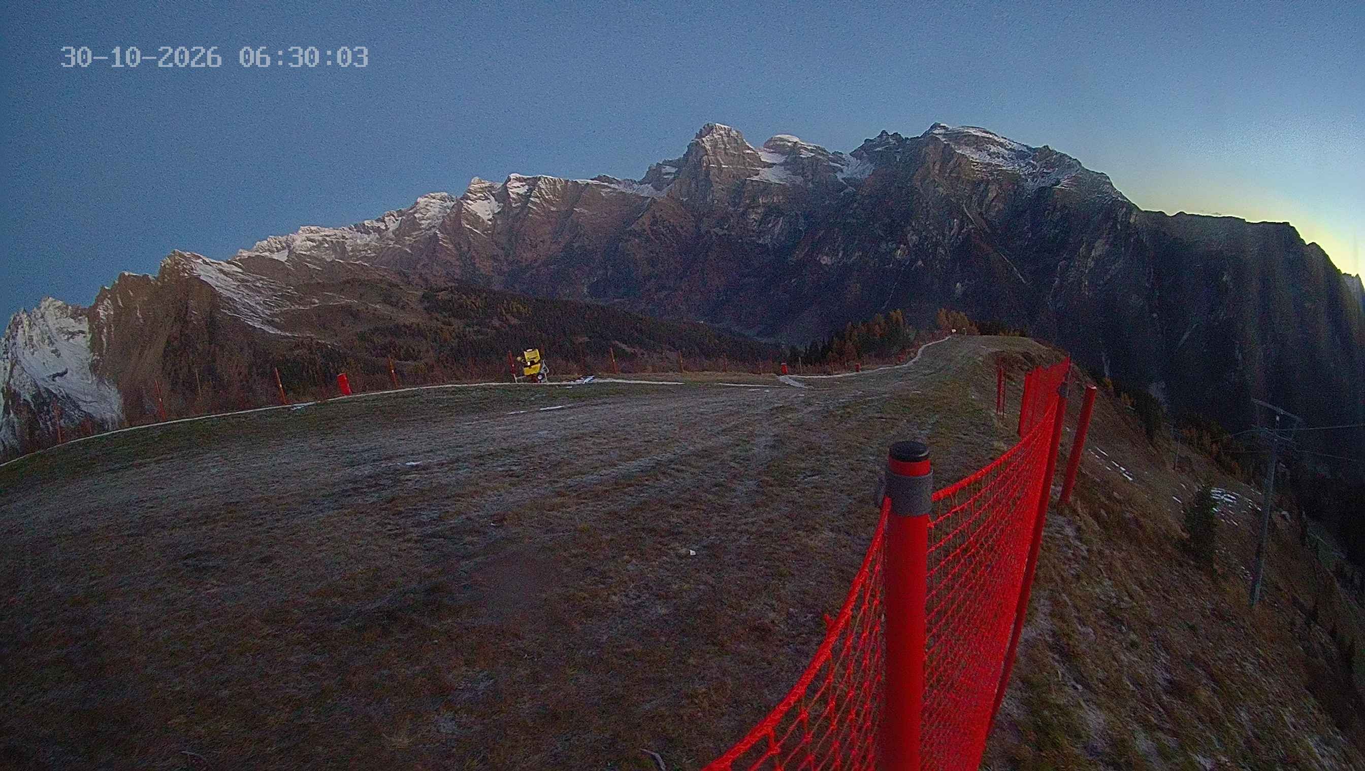 Archived image Webcam Ladurns - Wastenegg Top Station