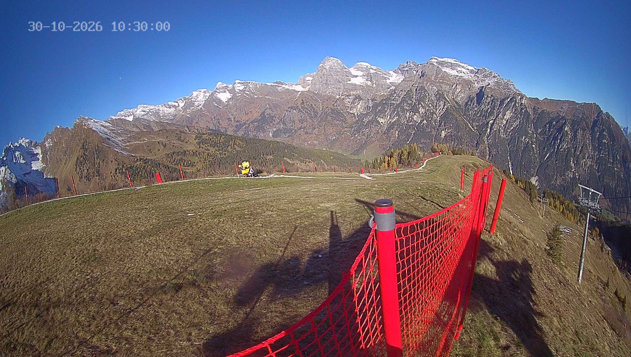 Archived image Webcam Ladurns - Wastenegg Top Station