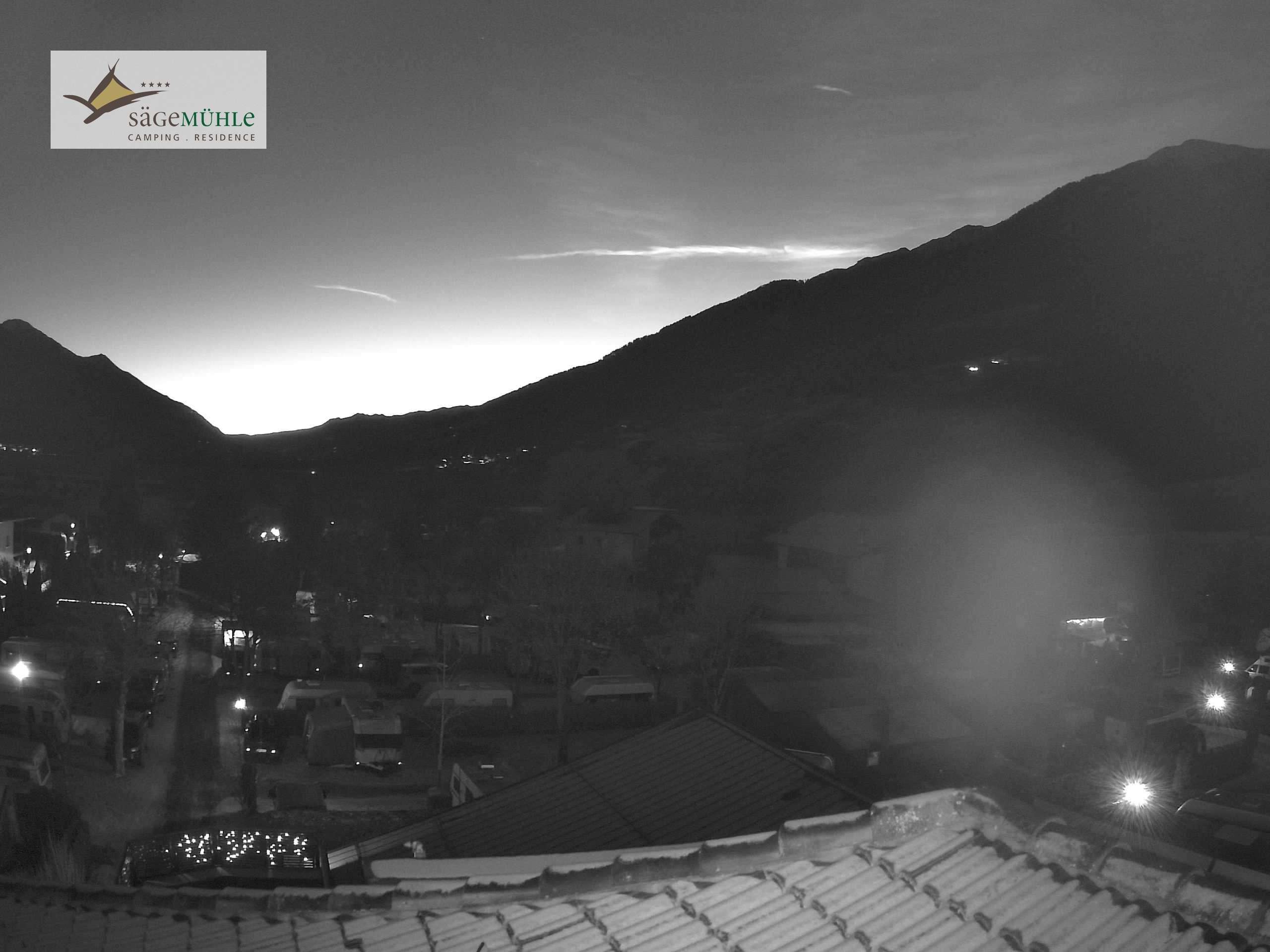 Archiv Foto Webcam Prad am Stilfserjoch – Blick auf den Campingplatz