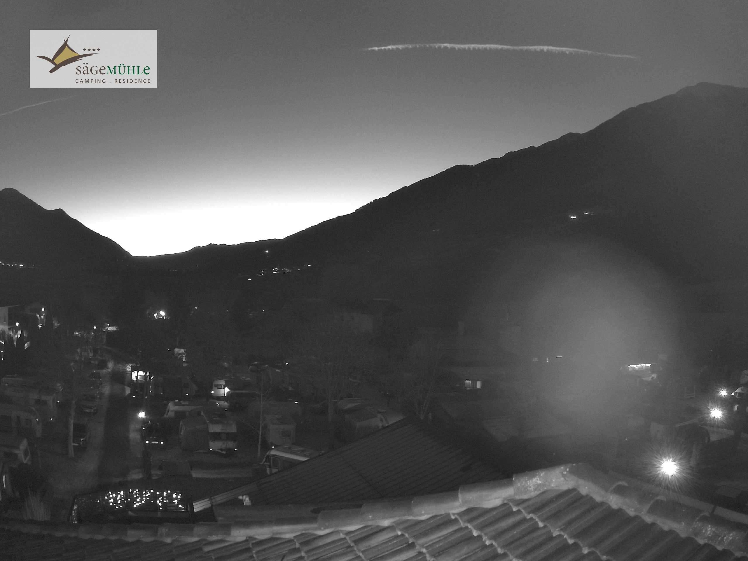 Archiv Foto Webcam Prad am Stilfserjoch – Blick auf den Campingplatz