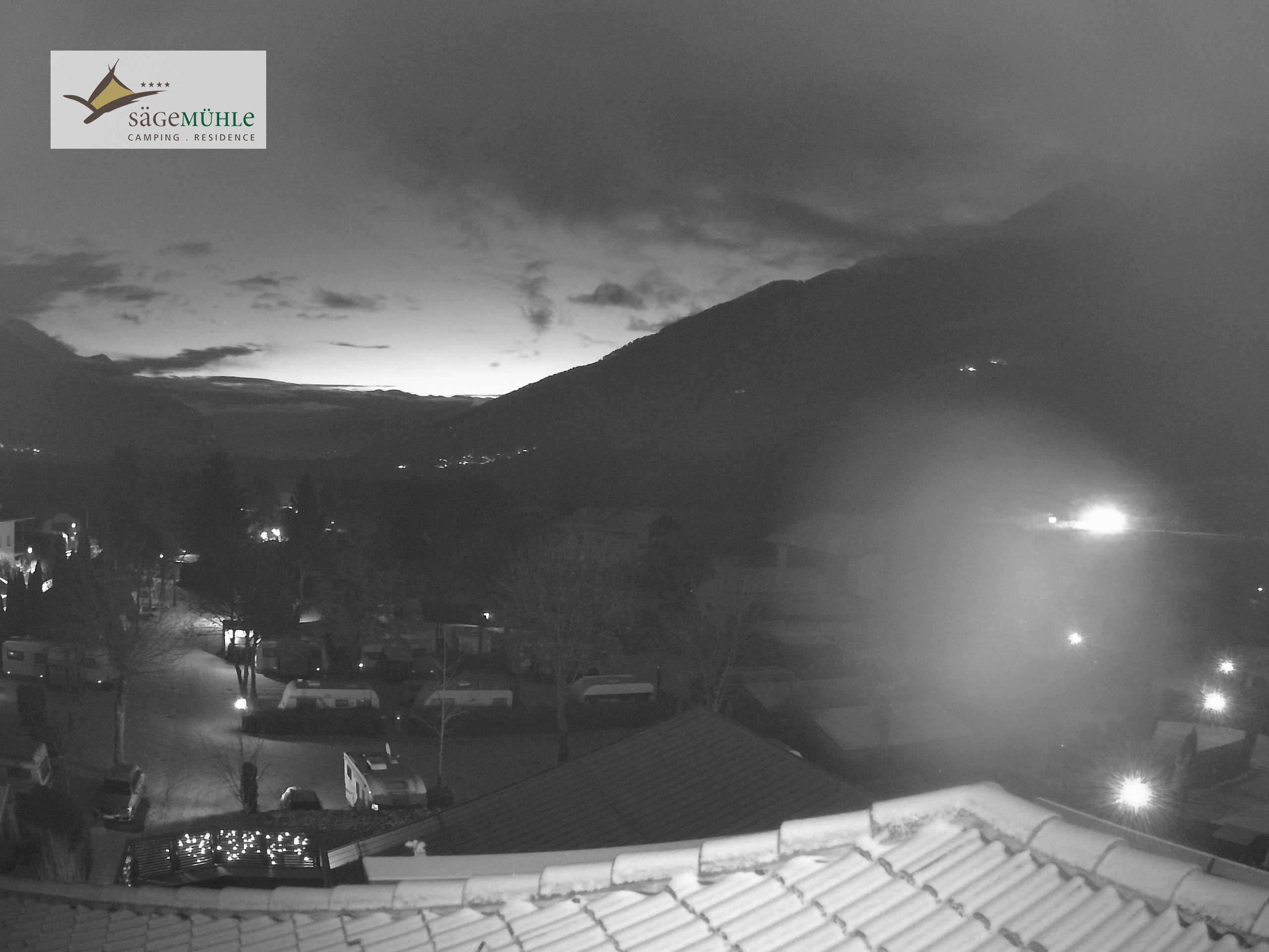 Archiv Foto Webcam Prad am Stilfserjoch – Blick auf den Campingplatz
