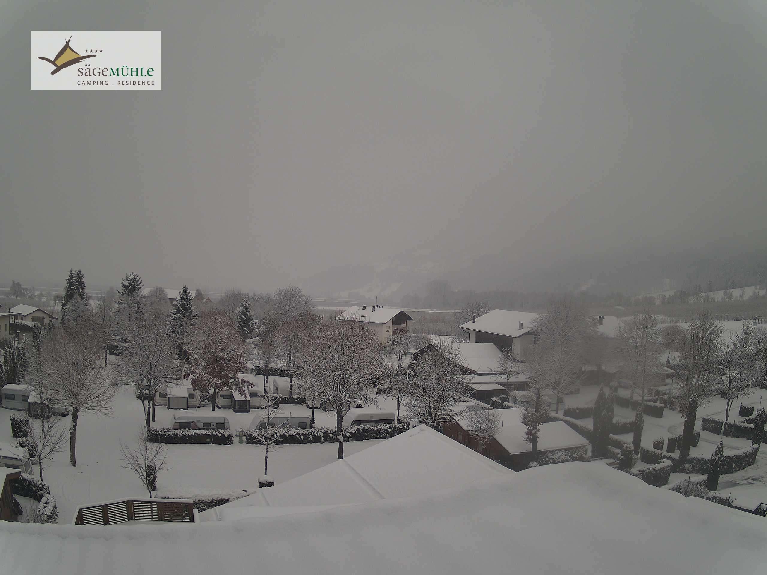 Archiv Foto Webcam Prad am Stilfserjoch – Blick auf den Campingplatz