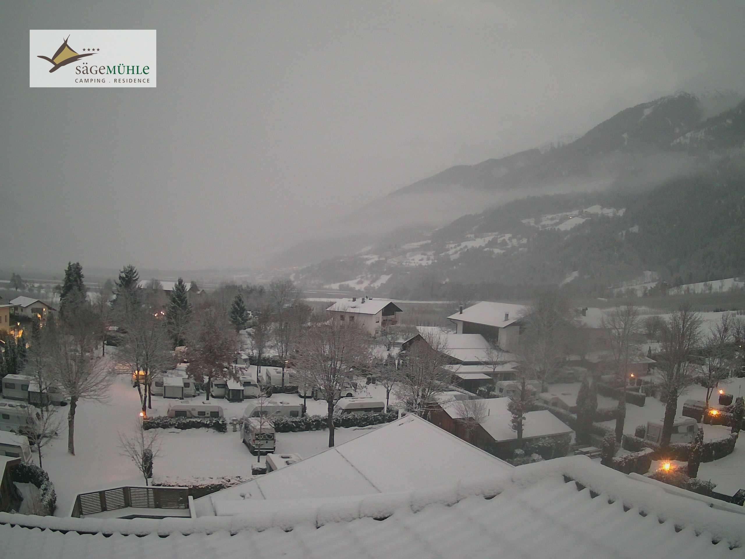 Archiv Foto Webcam Prad am Stilfserjoch – Blick auf den Campingplatz