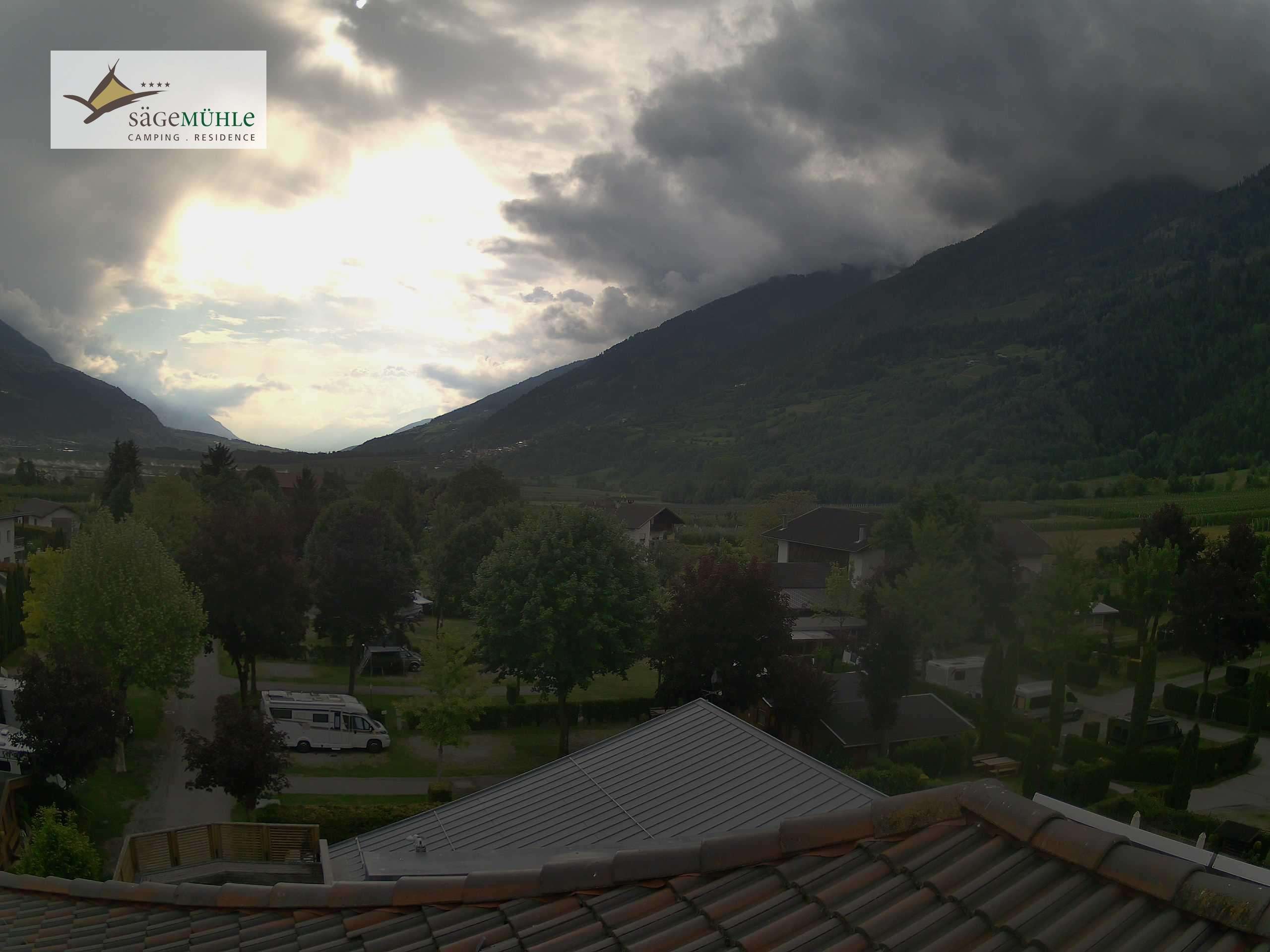 Archived image Webcam Prato Allo Stelvio – View Camping Area