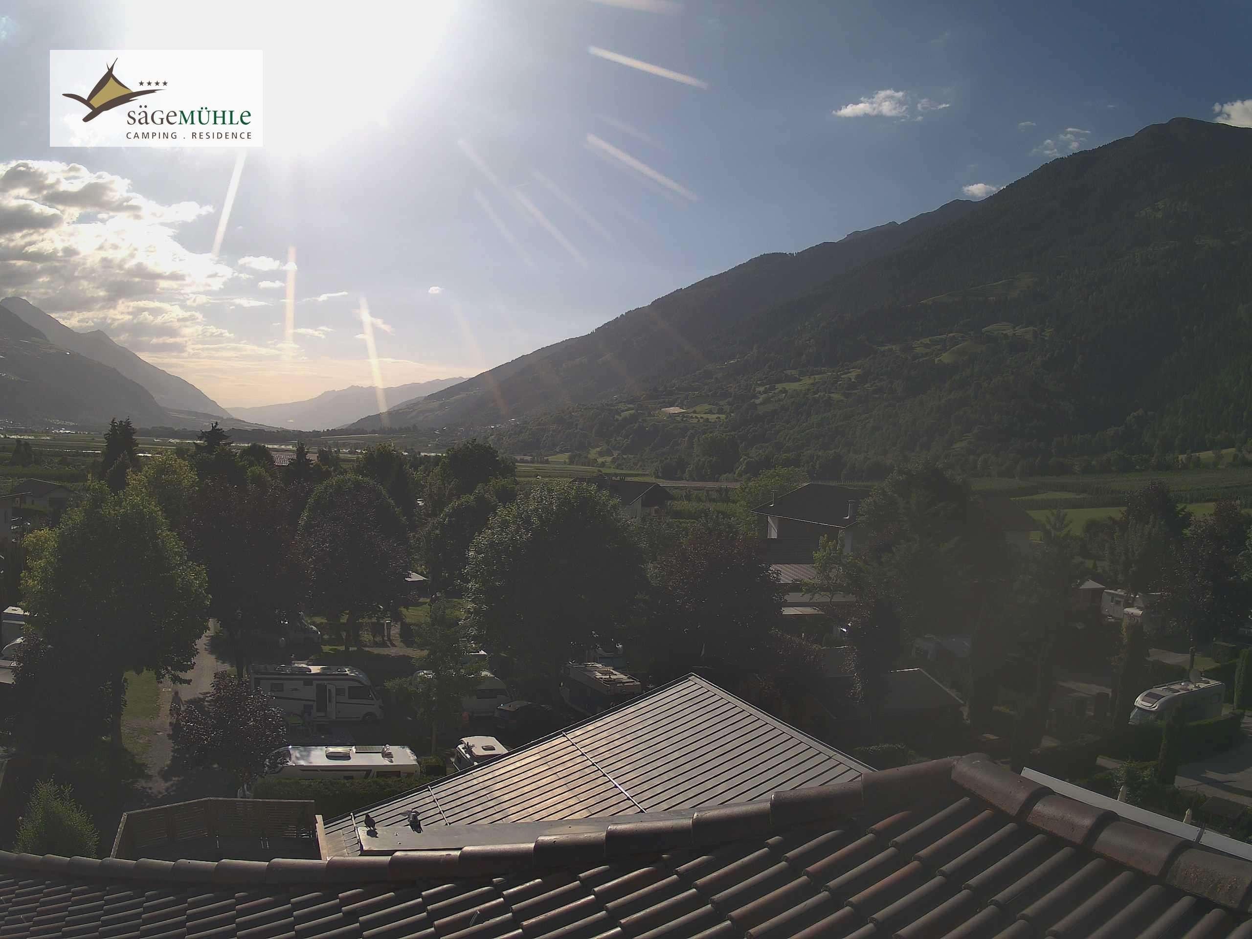 Archived image Webcam Prato Allo Stelvio – View Camping Area