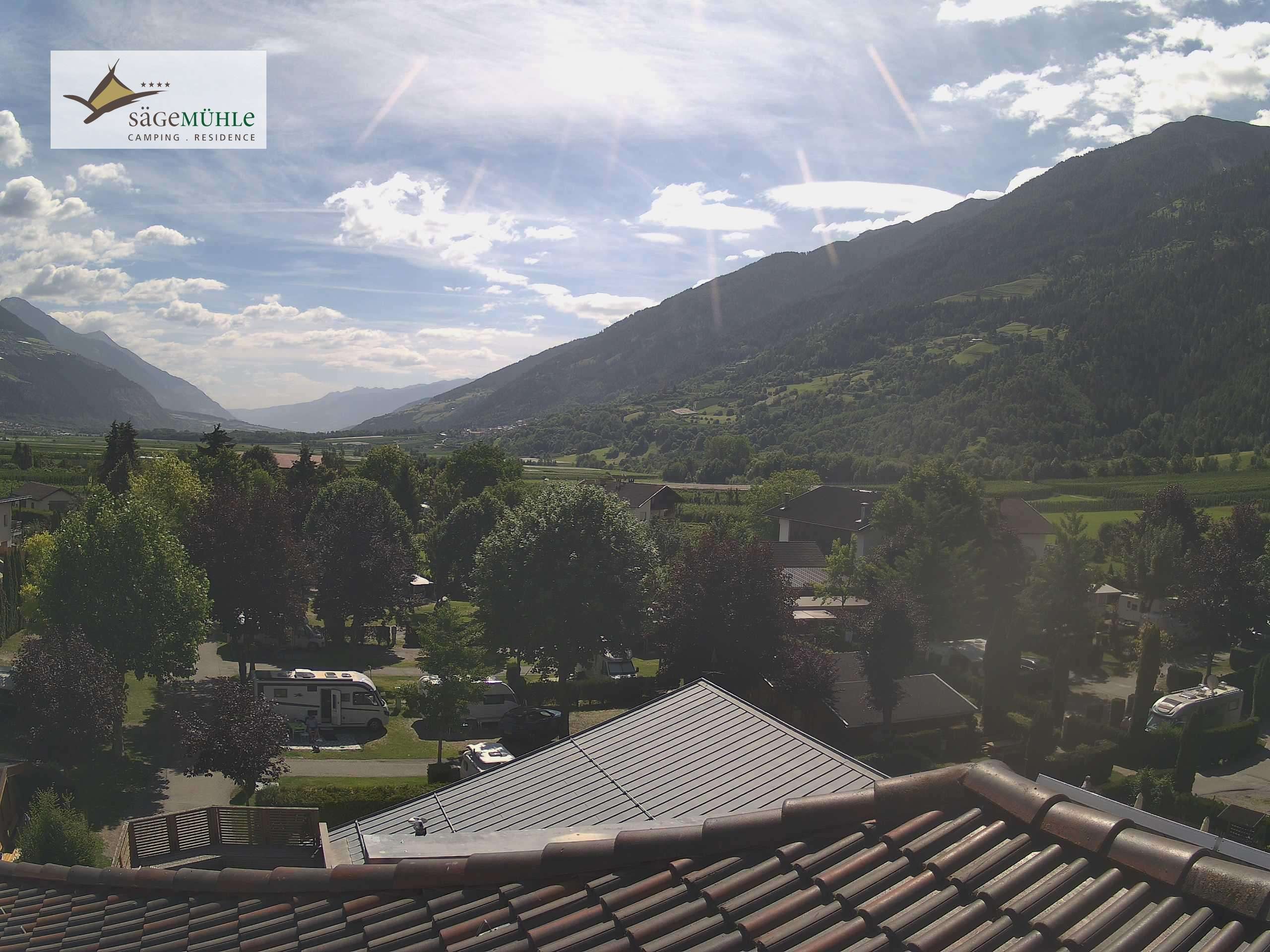 Archived image Webcam Prato Allo Stelvio – View Camping Area