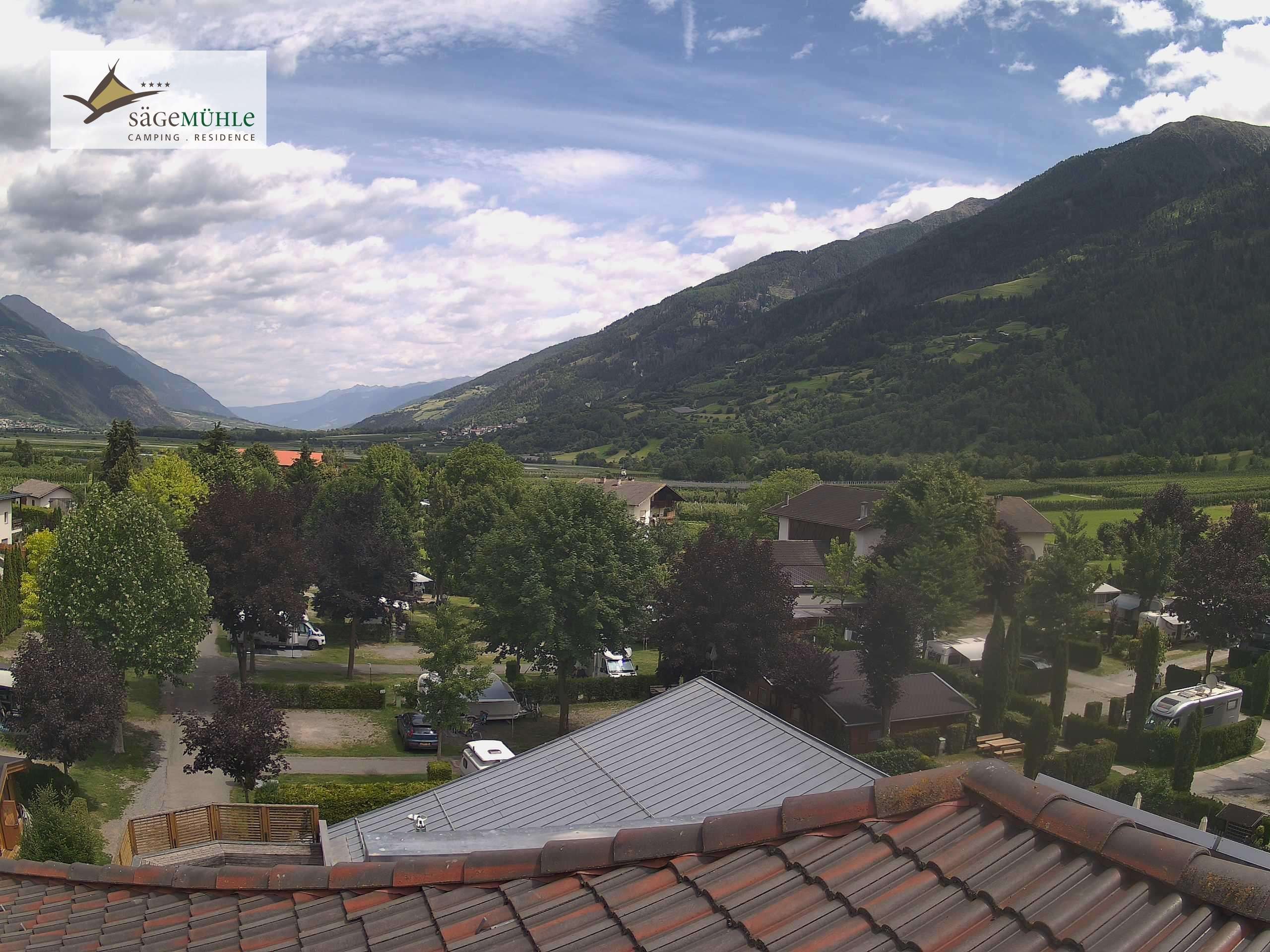 Archived image Webcam Prato Allo Stelvio – View Camping Area