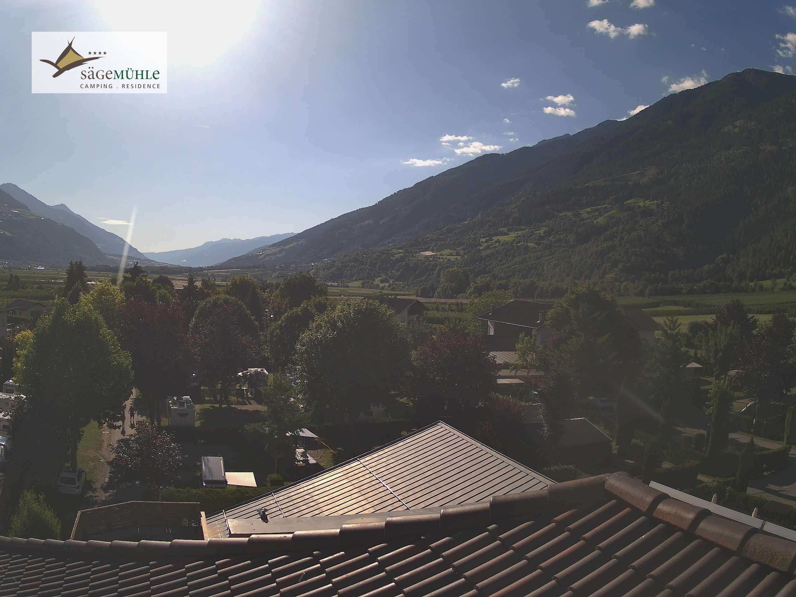 Archived image Webcam Prato Allo Stelvio – View Camping Area