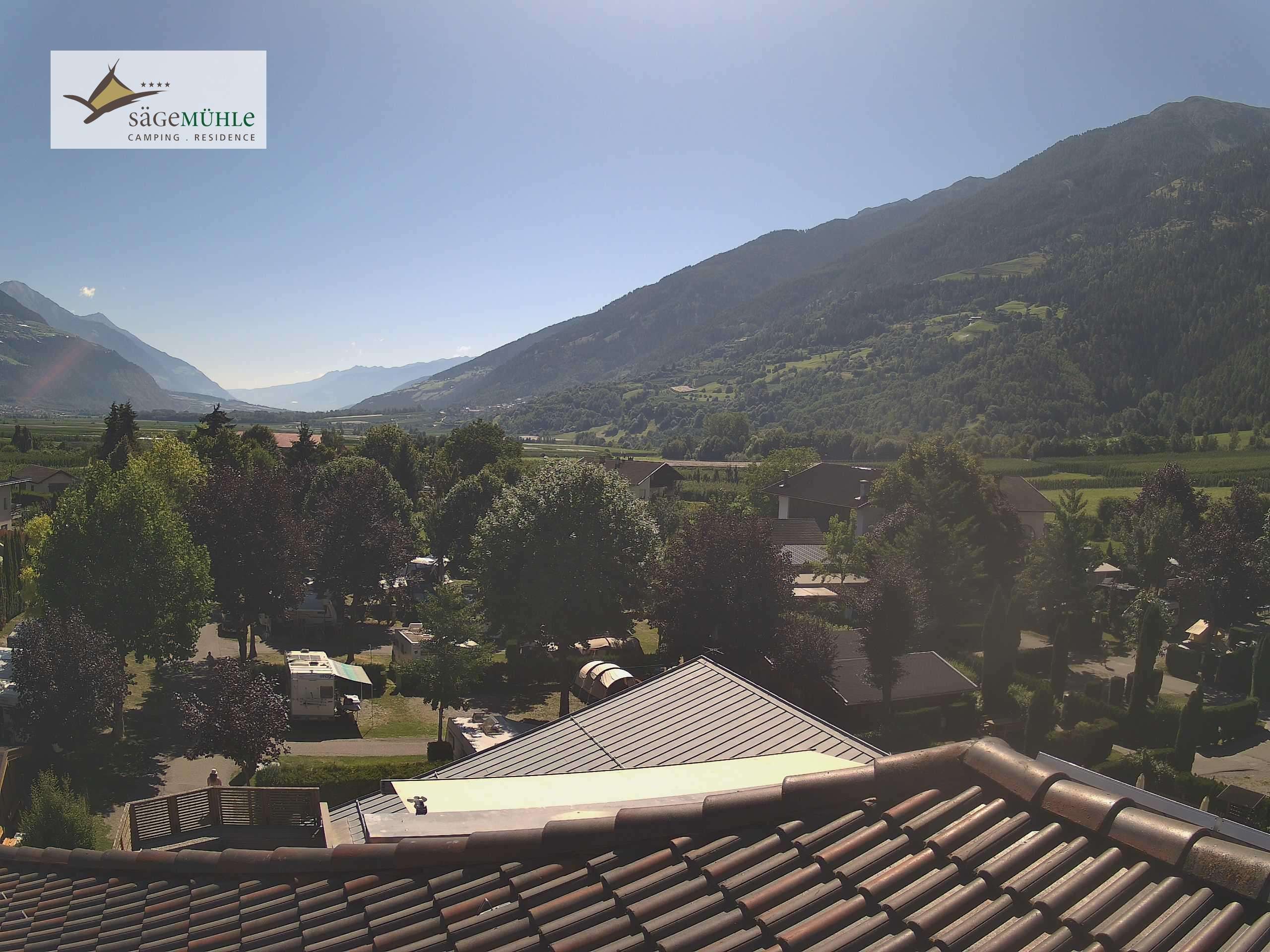 Archived image Webcam Prato Allo Stelvio – View Camping Area
