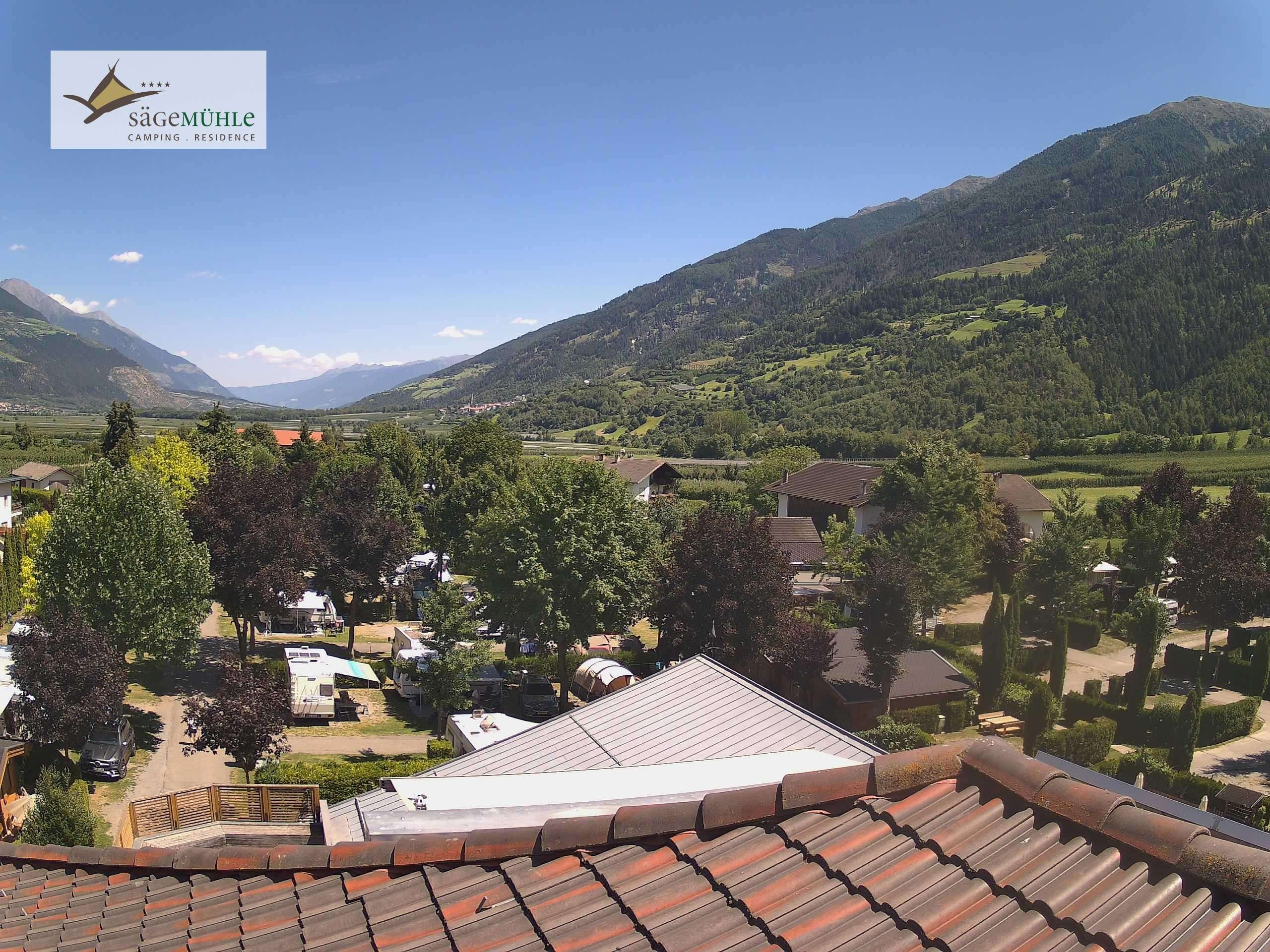 Archived image Webcam Prato Allo Stelvio – View Camping Area
