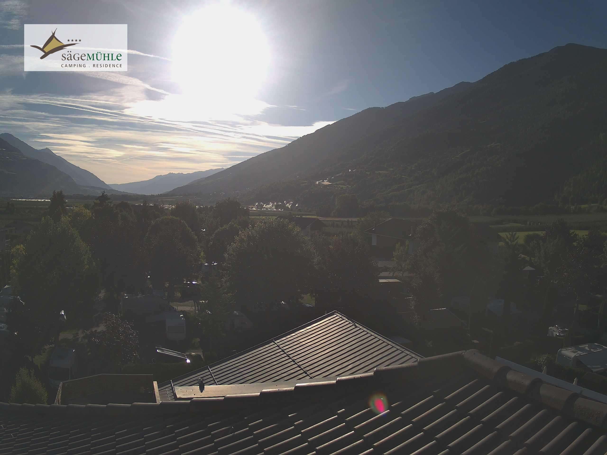 Archived image Webcam Prato Allo Stelvio – View Camping Area