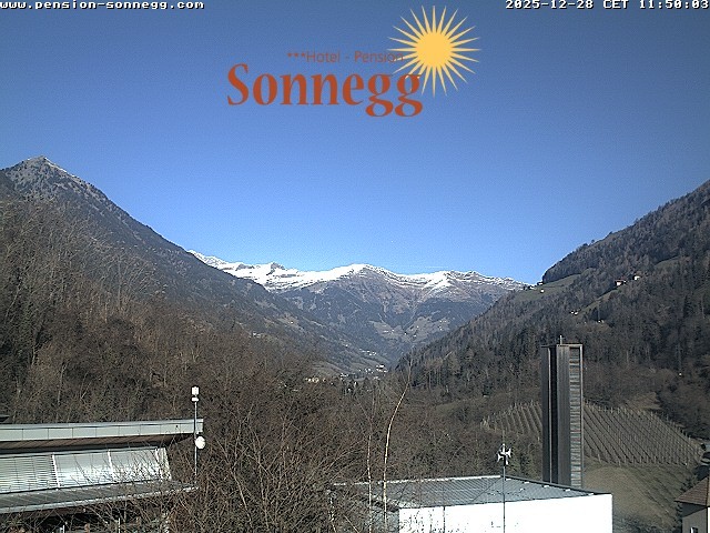 Archiv Foto Webcam Saltaus bei Meran, Südtirol
