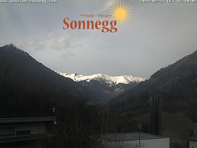 Archiv Foto Webcam Saltaus bei Meran: Hotel Sonnegg