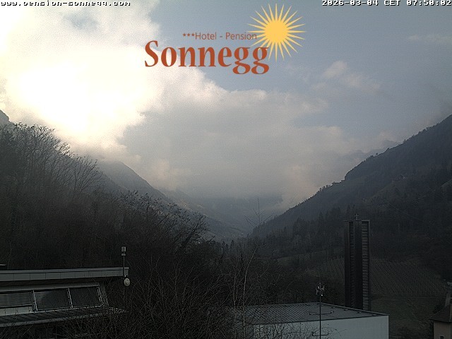Archiv Foto Webcam Saltaus bei Meran: Hotel Sonnegg