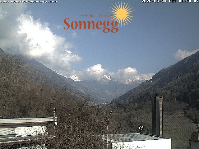 Archiv Foto Webcam Saltaus bei Meran: Hotel Sonnegg