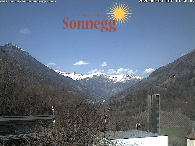 Archiv Foto Webcam Saltaus bei Meran: Hotel Sonnegg