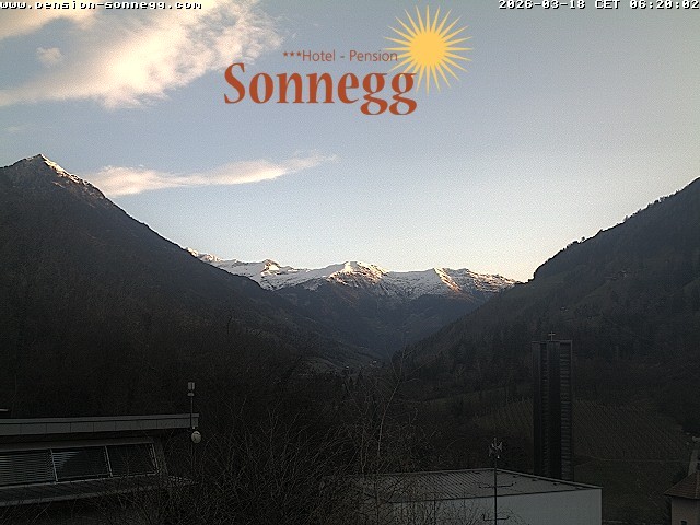 Archiv Foto Webcam Saltaus bei Meran: Hotel Sonnegg