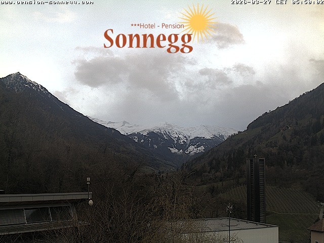 Archiv Foto Webcam Saltaus bei Meran: Hotel Sonnegg