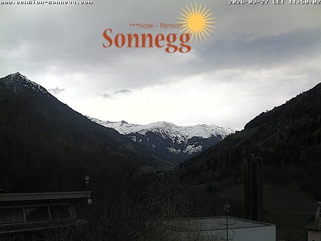 Archiv Foto Webcam Saltaus bei Meran: Hotel Sonnegg