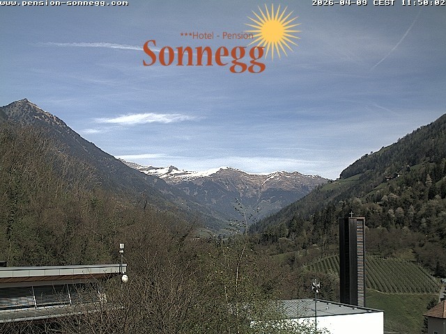 Archived image Webcam Saltaus near Merano/Meran, South Tyrol