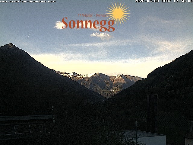 Archiv Foto Webcam Saltaus bei Meran: Hotel Sonnegg