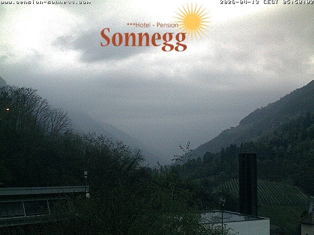 Archiv Foto Webcam Saltaus bei Meran: Hotel Sonnegg