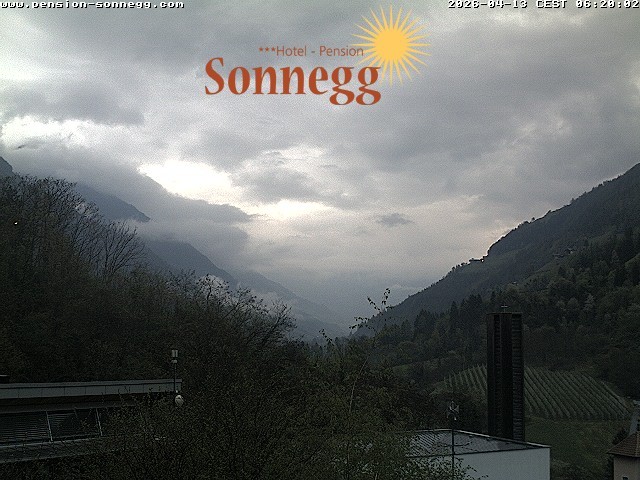 Archiv Foto Webcam Saltaus bei Meran: Hotel Sonnegg