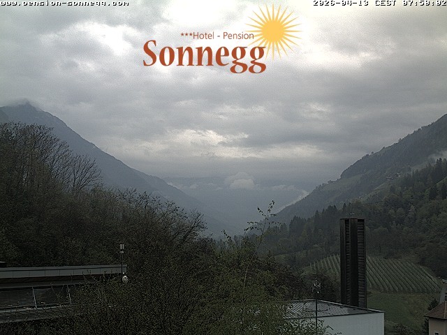 Archiv Foto Webcam Saltaus bei Meran: Hotel Sonnegg