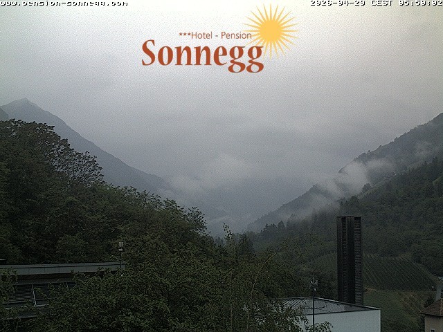 Archiv Foto Webcam Saltaus bei Meran: Hotel Sonnegg