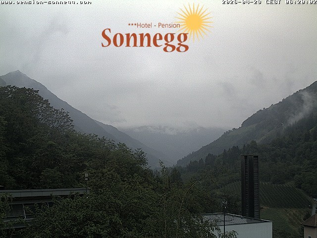 Archiv Foto Webcam Saltaus bei Meran: Hotel Sonnegg