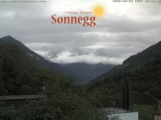 Archiv Foto Webcam Saltaus bei Meran: Hotel Sonnegg