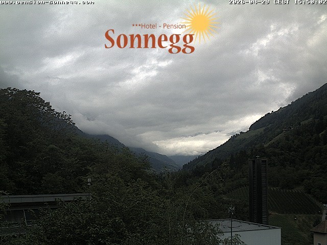 Archiv Foto Webcam Saltaus bei Meran: Hotel Sonnegg