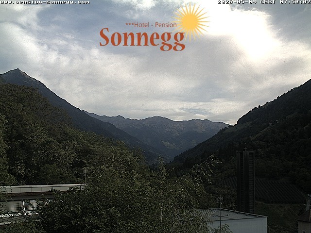 Archiv Foto Webcam Saltaus bei Meran: Hotel Sonnegg