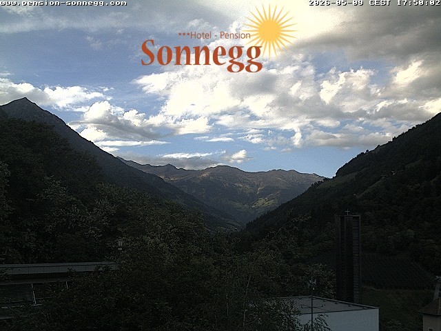 Archiv Foto Webcam Saltaus bei Meran: Hotel Sonnegg
