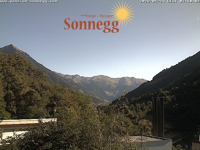 Archiv Foto Webcam Saltaus bei Meran: Hotel Sonnegg