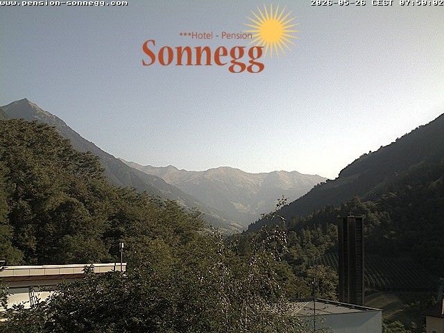 Archiv Foto Webcam Saltaus bei Meran: Hotel Sonnegg