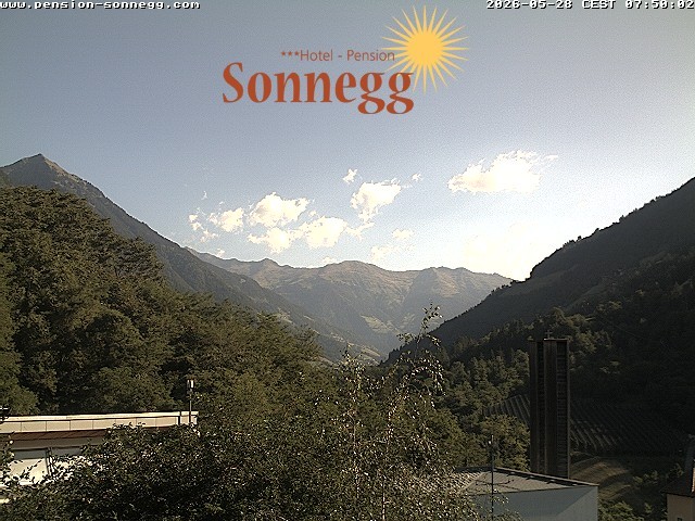 Archiv Foto Webcam Saltaus bei Meran: Hotel Sonnegg