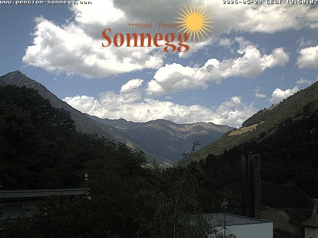 Archiv Foto Webcam Saltaus bei Meran: Hotel Sonnegg