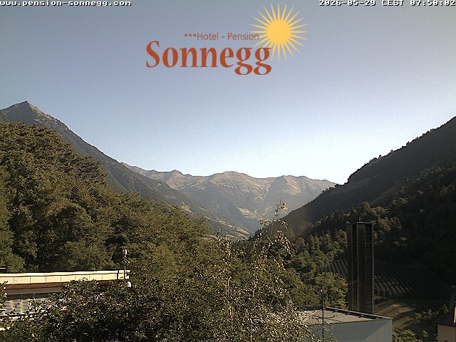 Archiv Foto Webcam Saltaus bei Meran: Hotel Sonnegg