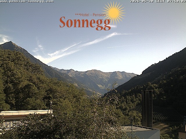 Archiv Foto Webcam Saltaus bei Meran: Hotel Sonnegg