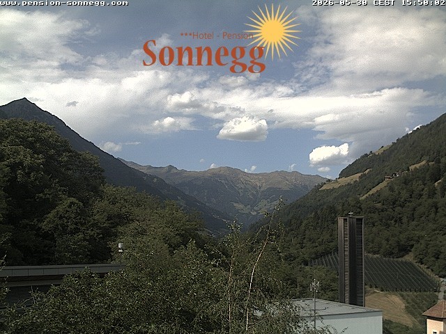 Archived image Webcam Saltaus near Merano/Meran, South Tyrol