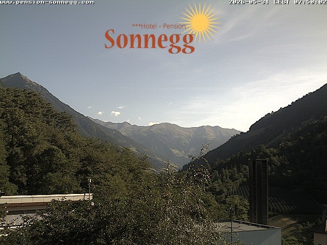 Archiv Foto Webcam Saltaus bei Meran: Hotel Sonnegg